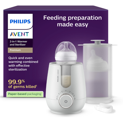 Philips Avent 2-em-1 Aquecedor e Esterilizador Biberão Philips Avent 2-em-1 Aquecedor e Esterilizador Biberão