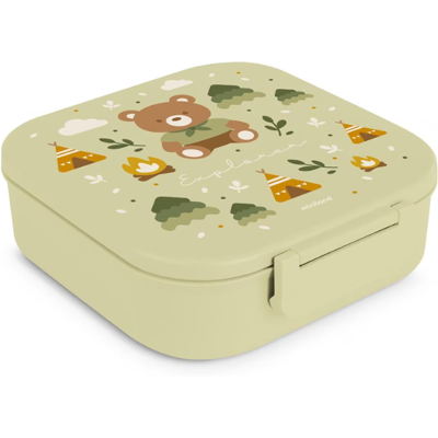 Miniland LunchBox Lancheira Explorer com Divisórias BPA free, resistente e ideal para refeições na escola ou passeios Miniland LunchBox Lancheira Explorer com Divisórias BPA free, resistente e ideal para refeições na escola ou passeios
