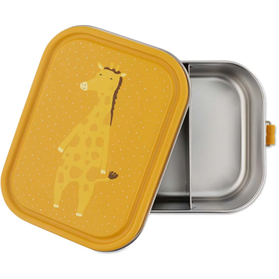 Trixie Baby Trixie Lancheira Metálica Grande Mr. Giraffe Inox + Fecho Silicone +3A Trixie Baby Trixie Lancheira Metálica Grande Mr. Giraffe Inox + Fecho Silicone +3A