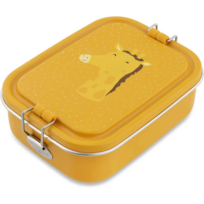 Trixie Baby Trixie Lancheira Metálica Pequena Mr. Giraffe Inox + Fecho Silicone +3A Trixie Baby Trixie Lancheira Metálica Pequena Mr. Giraffe Inox + Fecho Silicone +3A