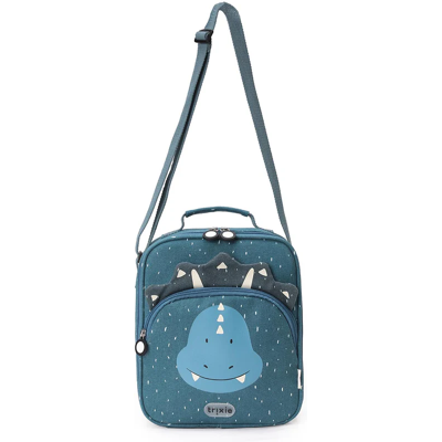 Trixie Baby Trixie Lancheira Térmica c/ Alça Mr. Triceratops Bolso + Etiqueta Nome +3A Trixie Baby Trixie Lancheira Térmica c/ Alça Mr. Triceratops Bolso + Etiqueta Nome +3A