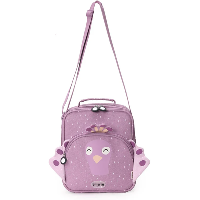 Trixie Baby Trixie Lancheira Térmica c/ Alça Mrs. Peacock Bolso + Etiqueta Nome +3A Trixie Baby Trixie Lancheira Térmica c/ Alça Mrs. Peacock Bolso + Etiqueta Nome +3A
