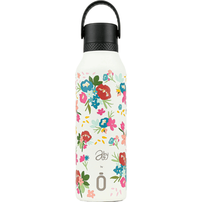 Runbott Mii 60 Garrafa Térmica Abigail Morales Bouquet 600ml Padrão Floral - Bebidas frias 32h, quentes 24h Runbott Mii 60 Garrafa Térmica Abigail Morales Bouquet 600ml Padrão Floral - Bebidas frias 32h, quentes 24h