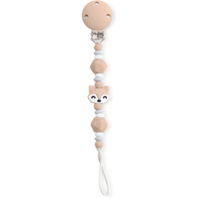 Saro Porta Chupeta Foxy Bege +0M Saro Porta Chupeta Foxy Bege +0M