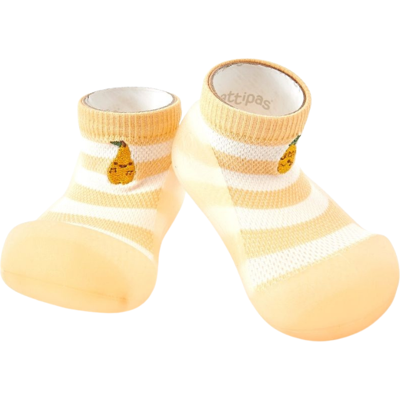 Attipas Fruity Yellow Sapato Bebé AQUA-X Barefoot T21.5 Secagem rápida e ideais para praia e verão Attipas Fruity Yellow Sapato Bebé AQUA-X Barefoot T21.5 Secagem rápida e ideais para praia e verão