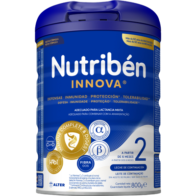 Nutriben Innova 2 Leite de Transição - Fórmula para Bebês Nutriben Innova 2 Leite de Transição - Fórmula para Bebês
