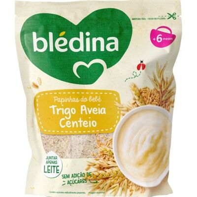 Blédina Bledina Papa Trigo/Aveia/Cent 200G 6M+ Blédina Bledina Papa Trigo/Aveia/Cent 200G 6M+