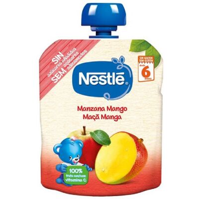 Nestlé Maçã Manga Comida para bebê - 90g Nestlé Maçã Manga Comida para bebê - 90g