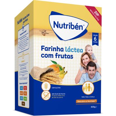 Nutribén Papinha de frutas com leite 600g Nutribén Papinha de frutas com leite 600g