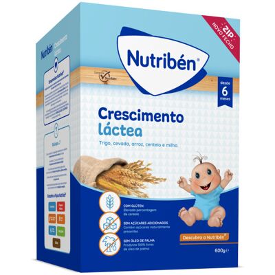 Nutribén Papinha para Bebê Crescimento com leite e cereais 250g Nutribén Papinha para Bebê Crescimento com leite e cereais 250g
