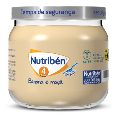 Nutriben Mamadeira de Banana e Maçã para bebê Nutriben Mamadeira de Banana e Maçã para bebê