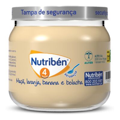 Nutriben Nutribén Maçã, Laranja, Banana e Biscoito - Comida de bebê Nutriben Nutribén Maçã, Laranja, Banana e Biscoito - Comida de bebê