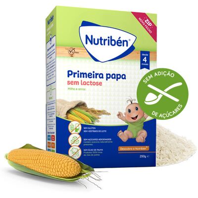 Nutribén First Sem Leite, Sem Glúten - Comida para Bebês Nutribén First Sem Leite, Sem Glúten - Comida para Bebês