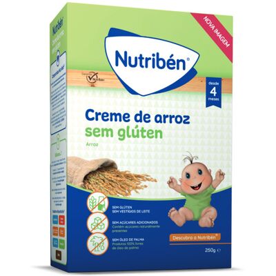 Nutribén Creme de Arroz sem Glúten 250g Nutribén Creme de Arroz sem Glúten 250g