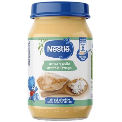 Nestlé Boião Arroz com Frango +6M 190g Nestlé Boião Arroz com Frango +6M 190g