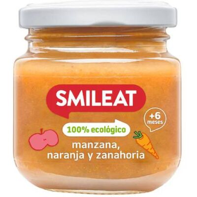 Saco de Frutas Orgânico de Maçã, Laranja e Cenoura da Smileat Saco de Frutas Orgânico de Maçã, Laranja e Cenoura da Smileat