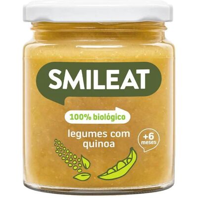 Comida orgânica de legumes e quinoa para bebê Smileat - 230g Comida orgânica de legumes e quinoa para bebê Smileat - 230g