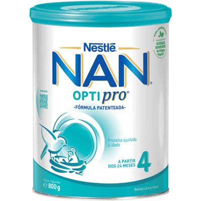 Nestlé NAN OptiPro 4 Leite Crescimento 24m+ 800g Nestlé NAN OptiPro 4 Leite Crescimento 24m+ 800g