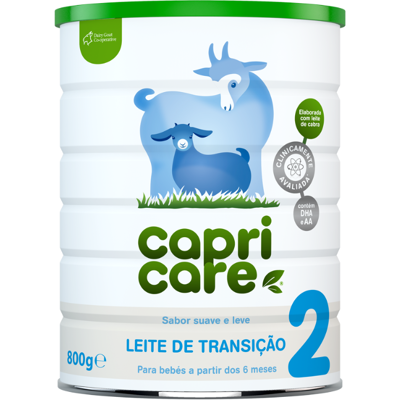 Capricare 2 Leite de Cabra 800g 6-12 Meses Fácil Digestão e com DHA Capricare 2 Leite de Cabra 800g 6-12 Meses Fácil Digestão e com DHA