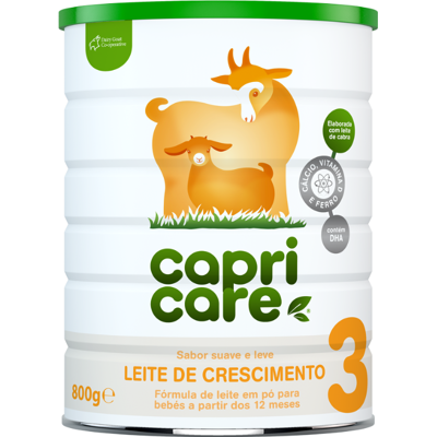 Capricare Leite de Cabra 3 Crescimento - Bebê 12m+ Capricare Leite de Cabra 3 Crescimento - Bebê 12m+