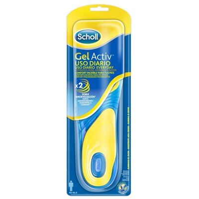 Scholl Palmilhas Gelactiv Uso Diário Homem Scholl Palmilhas Gelactiv Uso Diário Homem