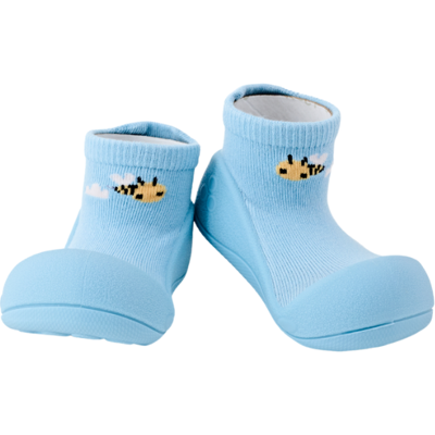 Attipas Bee Blue Tamanho 19 Sapato Bebé Design Barefoot Attipas Bee Blue Tamanho 19 Sapato Bebé Design Barefoot