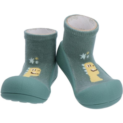 Attipas Dino Green Tamanho 21.5 Sapato Bebé Design Barefoot Attipas Dino Green Tamanho 21.5 Sapato Bebé Design Barefoot