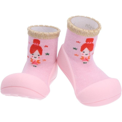 Attipas Fairy Pink Tamanho 19 Sapato Bebé Rosa Design Barefoot Attipas Fairy Pink Tamanho 19 Sapato Bebé Rosa Design Barefoot
