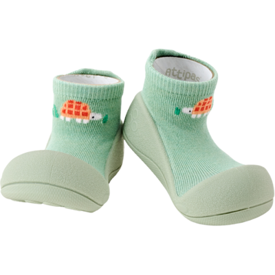 Attipas Tortoise Green Tamanho 19 Sapato Bebé Primeiros Passos Attipas Tortoise Green Tamanho 19 Sapato Bebé Primeiros Passos
