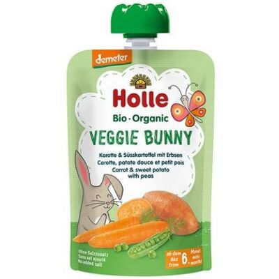 Holle Bio Veggie Bunny Puré Vegetais 100g +6M Holle Bio Veggie Bunny Puré Vegetais 100g +6M