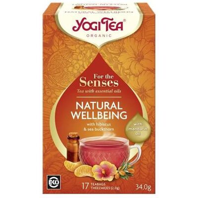 Yogi Tea Infusão para os sentidos bem-estar natural - Chá de infusão Yogi Tea Infusão para os sentidos bem-estar natural - Chá de infusão