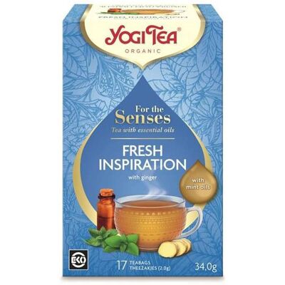 Yogi Tea Bio Chá Sentidos Inspiração Fresca x17 Yogi Tea Bio Chá Sentidos Inspiração Fresca x17