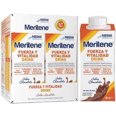 Meritene Bebida Vitalidade Chocolate 4x180ml Meritene Bebida Vitalidade Chocolate 4x180ml