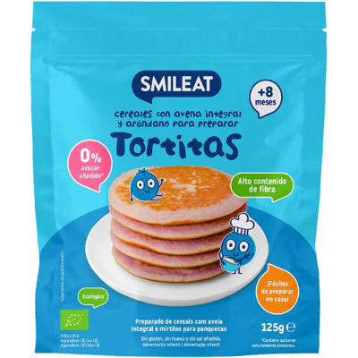 Mistura ecológica de panquecas de aveia e mirtilo - Produto alimentício Mistura ecológica de panquecas de aveia e mirtilo - Produto alimentício