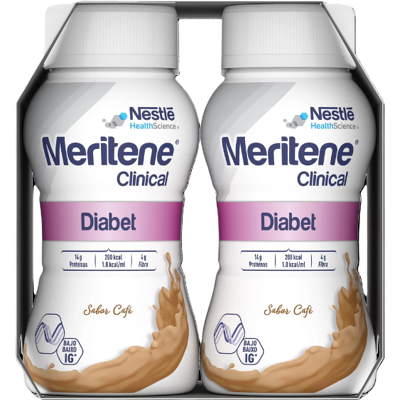 Nestlé Meritene Clinical Diabet Café 4x200ml Antigo Resource Diabet - Nutrição para Diabetes Nestlé Meritene Clinical Diabet Café 4x200ml Antigo Resource Diabet - Nutrição para Diabetes