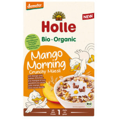 Holle Muesli Crocante Manga Cacau 200g +1Ano Sem Açúcar Adicionado Holle Muesli Crocante Manga Cacau 200g +1Ano Sem Açúcar Adicionado