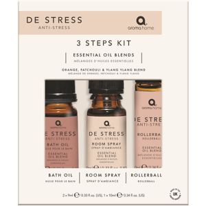 Aroma Home De-Stress 3 Steps Kit Óleos Essenciais Aroma Home De-Stress 3 Steps Kit Óleos Essenciais