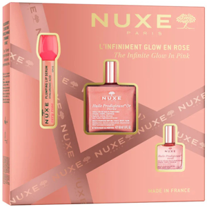 NUXE Coffret Natal The Infinite Glow In Pink Prodigieuse 2 Óleos + Sérum Labial NUXE Coffret Natal The Infinite Glow In Pink Prodigieuse 2 Óleos + Sérum Labial