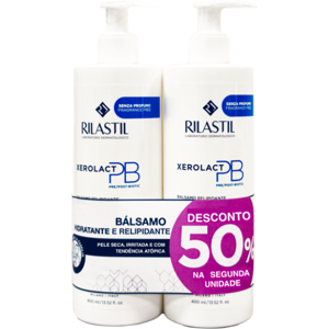 Rilastil Pack Xerolact Bálsamo PB 2x400ml 50% Desconto 2ªUnidade Pele Atópica Rilastil Pack Xerolact Bálsamo PB 2x400ml 50% Desconto 2ªUnidade Pele Atópica