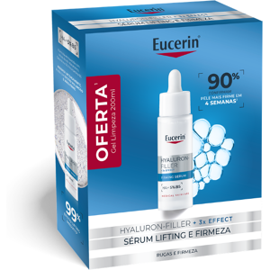 Eucerin Pack Hyaluron-Filler 3x Effect Sérum 30ml + Oferta Gel Limpeza 200ml Anti-Idade Eucerin Pack Hyaluron-Filler 3x Effect Sérum 30ml + Oferta Gel Limpeza 200ml Anti-Idade
