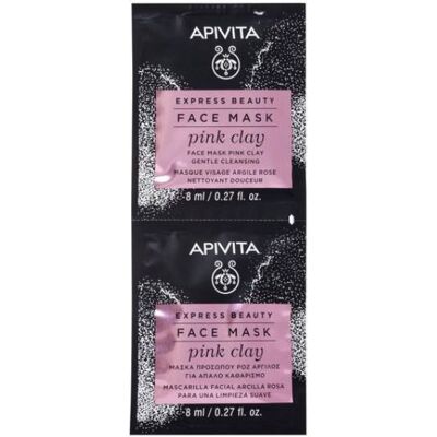 Apivita Máscara Limpeza Suave Argila Rosa 2x8ml Apivita Máscara Limpeza Suave Argila Rosa 2x8ml