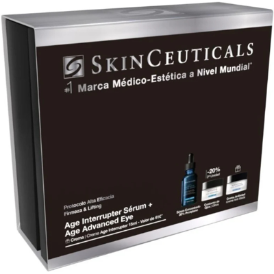SkinCeuticals Coffret Natal Firmeza e Lifting AGE Interrupter Ultra Sérum + Contorno Olhos + Creme SkinCeuticals Coffret Natal Firmeza e Lifting AGE Interrupter Ultra Sérum + Contorno Olhos + Creme