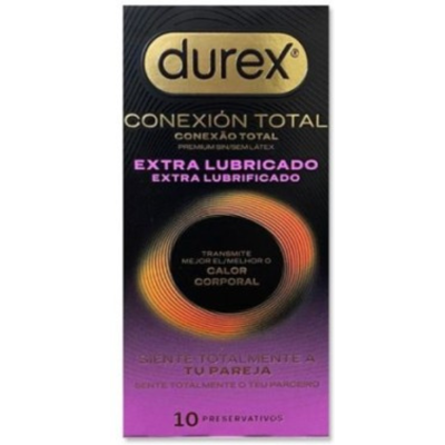 Durex Conexão Total Extra Lubrificado x10 Preservativos Conforto e Prazer Durex Conexão Total Extra Lubrificado x10 Preservativos Conforto e Prazer