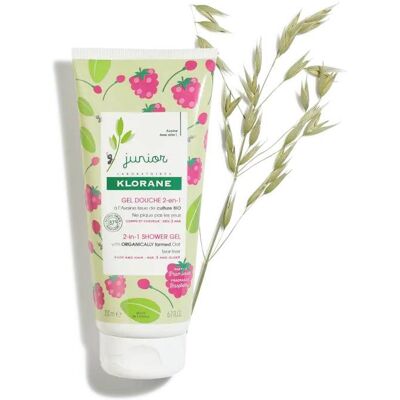 Klorane Petit Junior Gel de Duche 2 em 1 Framboesa 200ml Klorane Petit Junior Gel de Duche 2 em 1 Framboesa 200ml