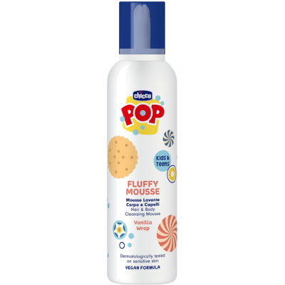 Chicco Pop Mousse Banho Baunilha 200ml Chicco Pop Mousse Banho Baunilha 200ml