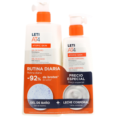 LETIAT4 Pack Gel de Banho 500ml + Leite Corporal 250ml Preço Especial LETIAT4 Pack Gel de Banho 500ml + Leite Corporal 250ml Preço Especial