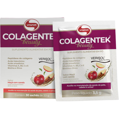 VITAFOR Colagentek Beauty Verisol - Suplemento alimentar VITAFOR Colagentek Beauty Verisol - Suplemento alimentar