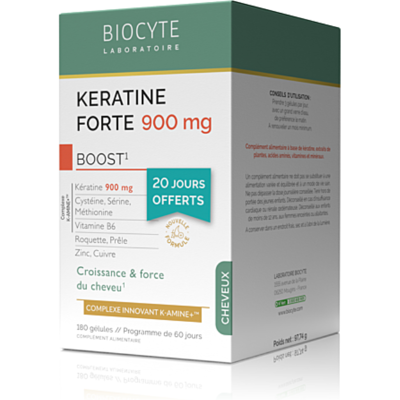 Biocyte Queratina Forte 900 mg Crescimento e Força do Cabelo - Suplemento Alimentar Biocyte Queratina Forte 900 mg Crescimento e Força do Cabelo - Suplemento Alimentar