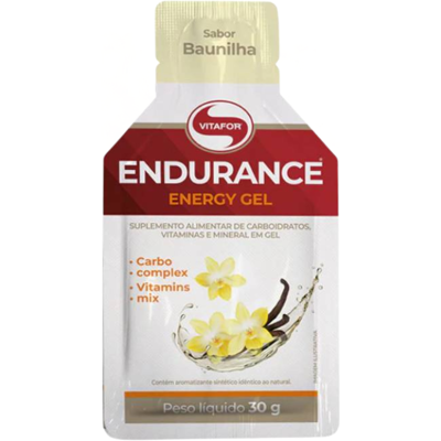 Vitafor Endurance Energy Gel Baunilha Saqueta 30g Ideal para Treinos de Alta Intensidade Vitafor Endurance Energy Gel Baunilha Saqueta 30g Ideal para Treinos de Alta Intensidade