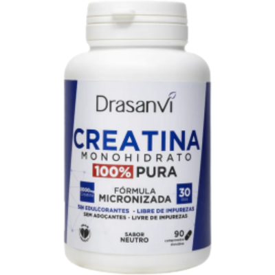 Drasanvi Creatina Monohidrato 100% Pura Neutro 90 Cápsulas Desempenho físico, força e recuperação muscular Drasanvi Creatina Monohidrato 100% Pura Neutro 90 Cápsulas Desempenho físico, força e recuperação muscular